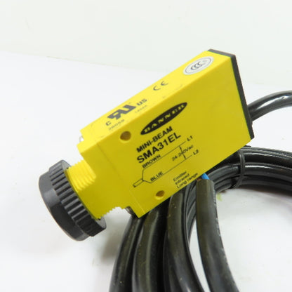 Banner SMA31EL Mini-Beam Photoelectric Sensor Emitter 24-240VAC