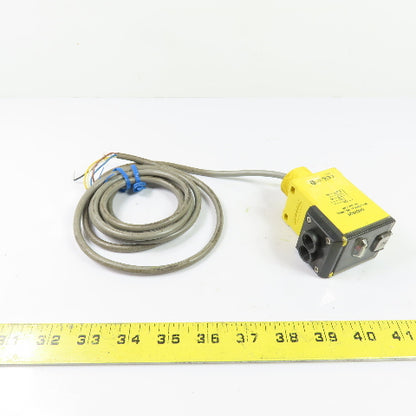 Banner Q45VR2F Photoelectric Fiber Optic Sensor Amplifier 90-250VAC