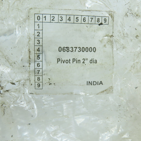 Parker 0683730000 2" Dia Pivot Pin w/Retaining Rings
