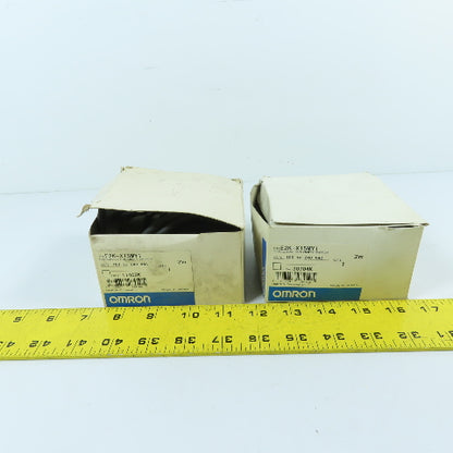 Omron E2K-X15MY1 Capacitive Proximity Switch 100-240VAC Lot Of 2