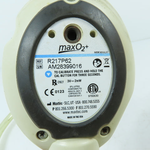 Maxtec R217P62 Handheld Oxygen Analyzer with Sensor Tubing