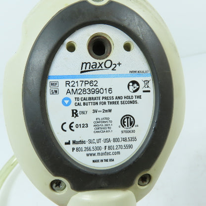 Maxtec R217P62 Handheld Oxygen Analyzer with Sensor Tubing