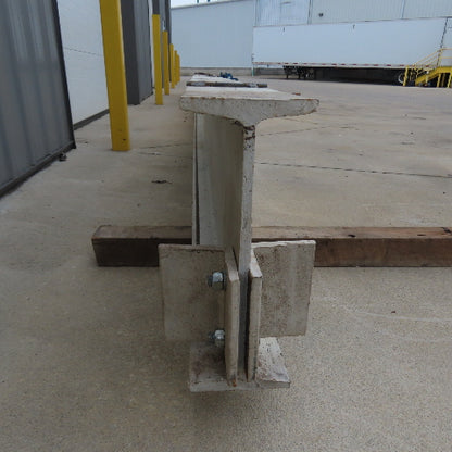 S15 x 42.9 Flange Tapered 2Ton Trolley I-Beam 0.41" Web 30' L x 5-1/2" W x 15" H