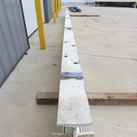 S15 x 42.9 Flange Tapered 2Ton Trolley I-Beam 0.41" Web 30' L x 5-1/2" W x 15" H