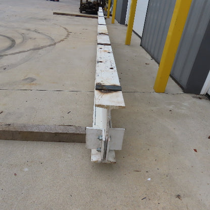 S15 x 42.9 Flange Tapered 2Ton Trolley I-Beam 0.41" Web 30' L x 5-1/2" W x 15" H