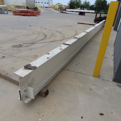 S15 x 42.9 Flange Tapered 2Ton Trolley I-Beam 0.41" Web 30' L x 5-1/2" W x 15" H