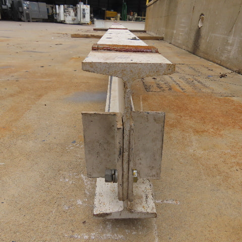 S12 x 31.8 Flange Tapered 2Ton Trolley I-Beam 0.35" Web 40' L x 5" W x 12" H