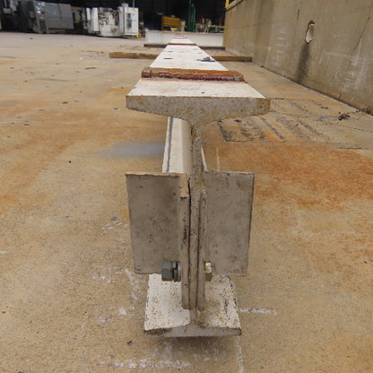 S12 x 31.8 Flange Tapered 2Ton Trolley I-Beam 0.35" Web 40' L x 5" W x 12" H
