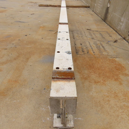 S12 x 31.8 Flange Tapered 2Ton Trolley I-Beam 0.35" Web 40' L x 5" W x 12" H