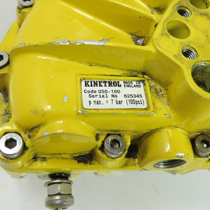 Kinetrol 050-100 Pneumatic Rotary Vane Actuator 100PSI 7 Bar