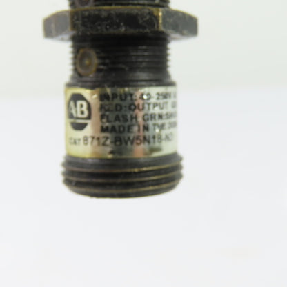 Allen-Bradley 871Z-BW5N18-N3 Inductive Proximity Sensor 40-250V AC/DC 18mm