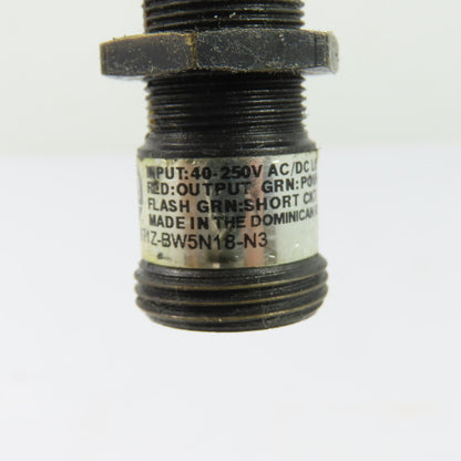 Allen-Bradley 871Z-BW5N18-N3 Inductive Proximity Sensor 40-250V AC/DC 18mm