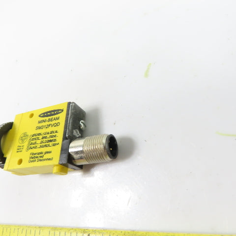 Banner 26990 SM312FVQD Mini-Beam Photoelectric Sensor 10-30VDC