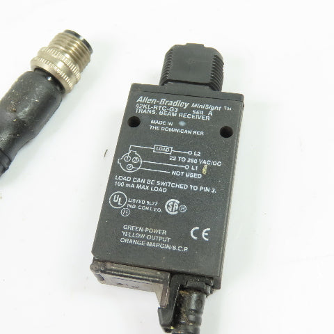 Allen-Bradley 42KL-RTC-G3 Photoelectric Transmitted Beam Receiver Sensor