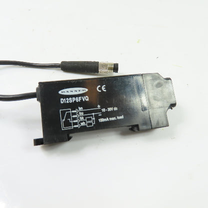 Banner D12SP6FVQ Fiber Optic Sensor 10-30VDC