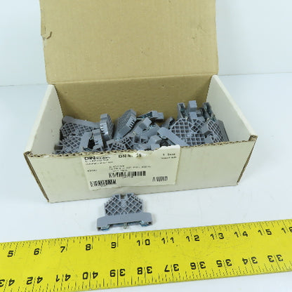 Automation Direct 43442 DN-EB35 9mm Screw-Down End Bracket for 35mm Lot Of 35