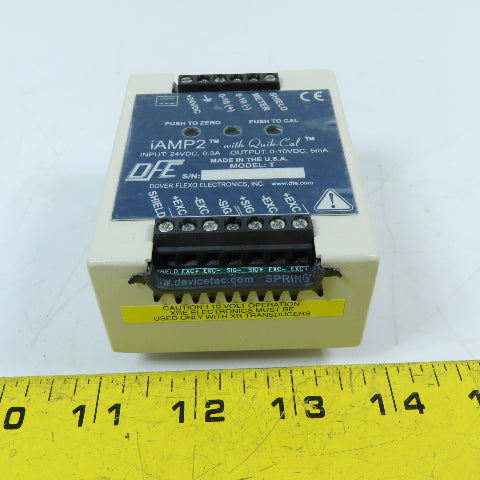 DFE iAamp2 Model T Inline Tension Amplifier Quik-Cal 24VDC