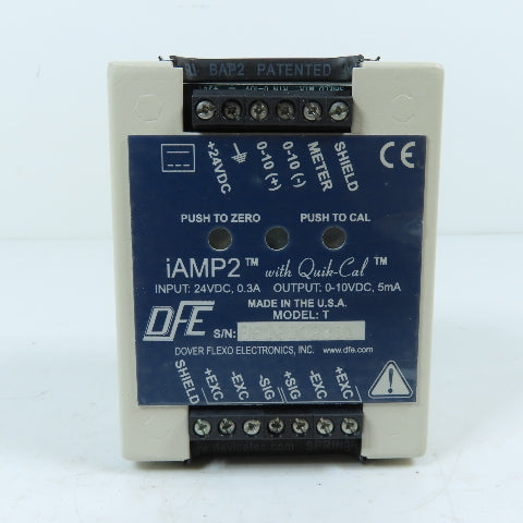 DFE iAamp2 Model T Inline Tension Amplifier Quik-Cal 24VDC