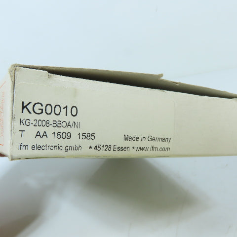 ifm efector KG-2008-BBOA/NI KG0010 M18 Capacitive Proximity Sensor 20-250V AC/DC