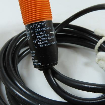 ifm efector KG-2008-BBOA/NI KG0010 M18 Capacitive Proximity Sensor 20-250V AC/DC