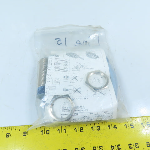 Telemecanique 902593 XT130B1PCL2 M30 Capacitive Proximity Sensor 12-24VDC