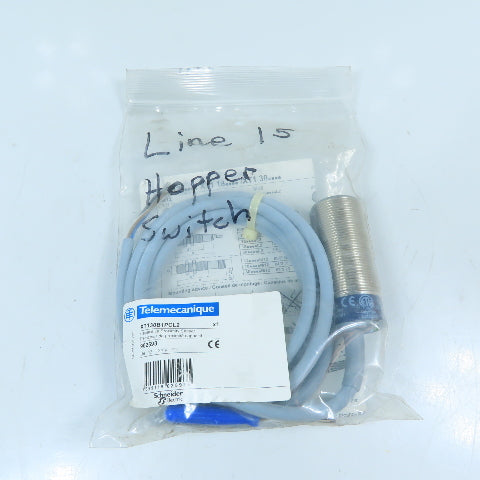 Telemecanique 902593 XT130B1PCL2 M30 Capacitive Proximity Sensor 12-24VDC