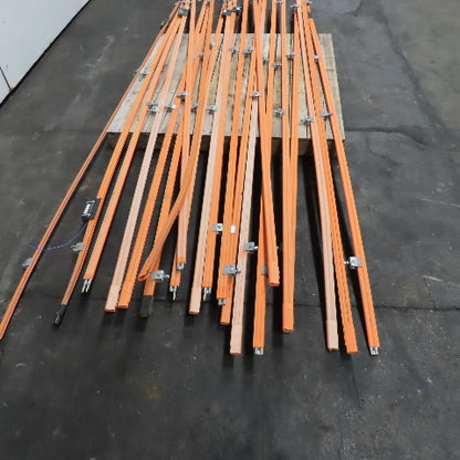 Duct-O-Wire 90A Conductor Hot Rail Pick Up 10' Lot Of 21