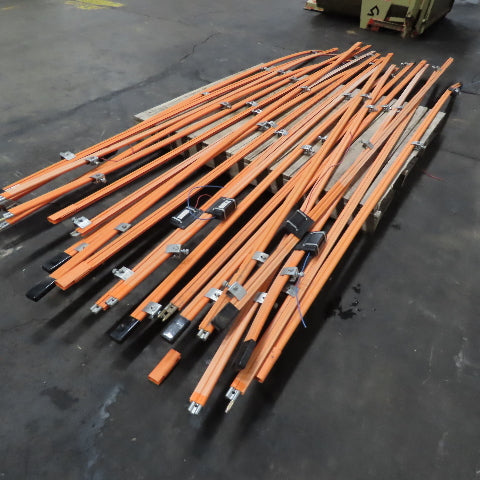 Duct-O-Wire 90A Conductor Hot Rail Pick Up 10' Lot Of 21