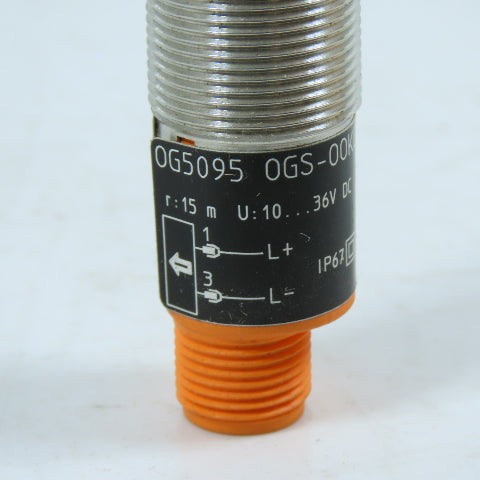 ifm efector OGS-00KG/V4A/US OG5095 Through-Beam Photoelectric Sensor 10-36VDC