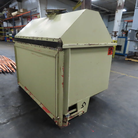 Connexus Inc. Orange Box 2 Cu/Yard Easy Empty Container Self Dumping Hopper