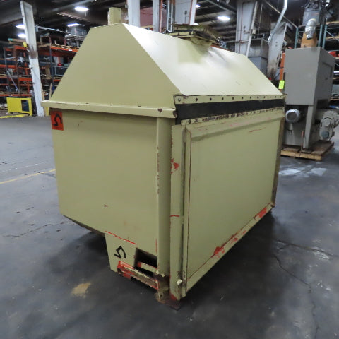 Connexus Inc. Orange Box 2 Cu/Yard Easy Empty Container Self Dumping Hopper