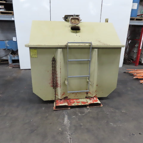 Connexus Inc. Orange Box 2 Cu/Yard Easy Empty Container Self Dumping Hopper