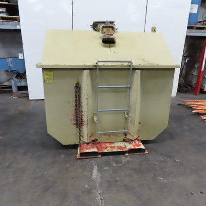 Connexus Inc. Orange Box 2 Cu/Yard Easy Empty Container Self Dumping Hopper