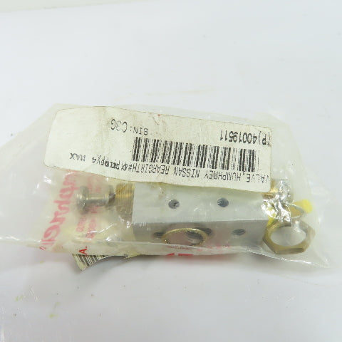Humphrey 41PP/PPX TAC Miniature 4-Way 2-Position Push-Pull Pneumatic Valve