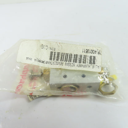 Humphrey 41PP/PPX TAC Miniature 4-Way 2-Position Push-Pull Pneumatic Valve