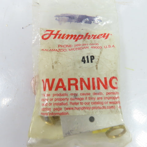 Humphrey 41P 4-Way Push Button Pneumatic Air Valve 1/8 NPT