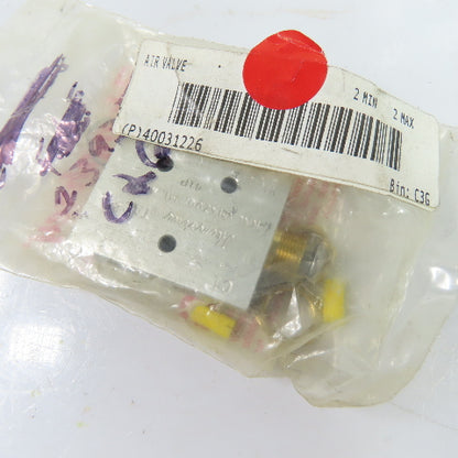 Humphrey 41P 4-Way Push Button Pneumatic Air Valve 1/8 NPT