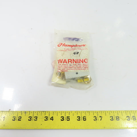 Humphrey 41P 4-Way Push Button Pneumatic Air Valve 1/8 NPT