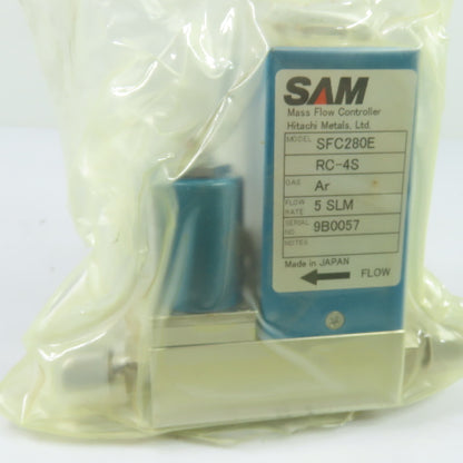 SAM RC-4S SFC280E Mass Flow Controller Ar Gas 5 SLM Flow Rate