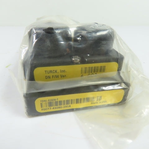 Turck F0077 FDNL-S1600-T 16-In DeviceNet I/O Block Station PNP 11-26VDC