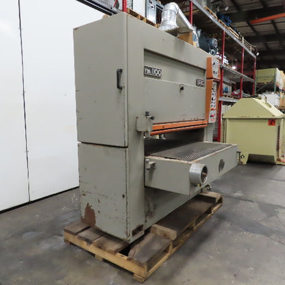 Sueri Alfredo RTE-1100 1100mm Wide Belt Sander 208V 3Ph 17-133FPM 1/4"-6" Tested
