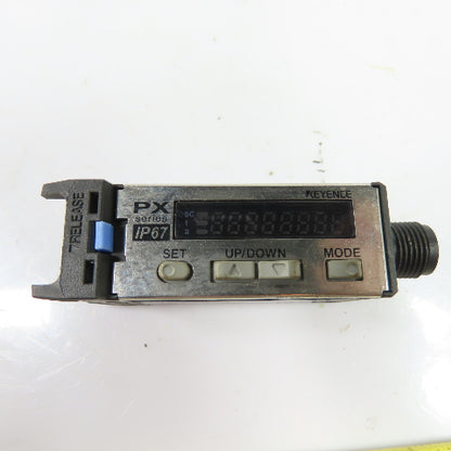 KEYENCE PX-10C IP67 Photoelectric Sensor Amplifier Module 12-24VDC