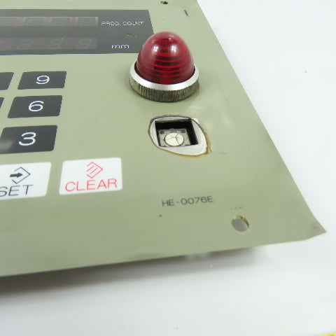 ORII AB12C-0287 HM-KEY-L Straightener Feed Operator Control Panel Board HE-0076E