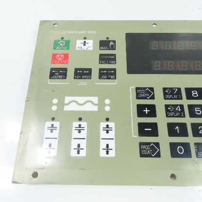 ORII AB12C-0287 HM-KEY-L Straightener Feed Operator Control Panel Board HE-0076E