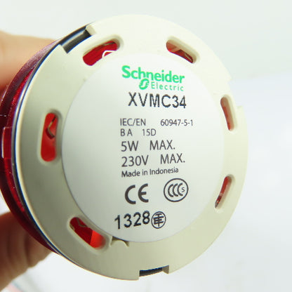Schneider Electric XVMC21 3-Tier Red/Amber/Green LED Tower Stack Light 230V
