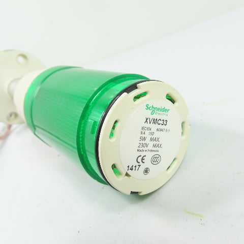 Schneider Electric XVMC21 3-Tier Red/Amber/Green LED Tower Stack Light 230V