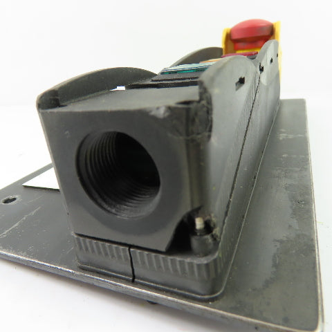 Schmersal BDF200-NHK-20-LTRD-LTYE-LTGN Slender E-Stop Control Station 24VAC