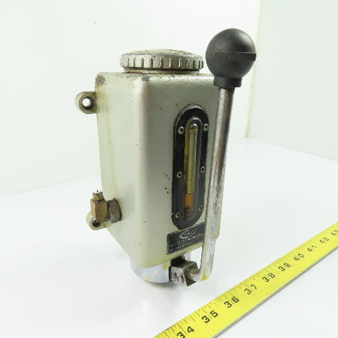 Ruby LT-8 Manual Lever-Actuated Oil Reservoir Lubricator Pump 0.6l 8cc