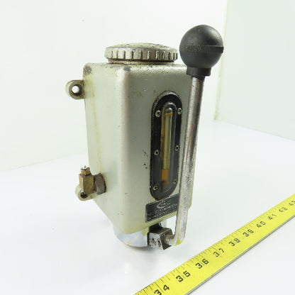Ruby LT-8 Manual Lever-Actuated Oil Reservoir Lubricator Pump 0.6l 8cc