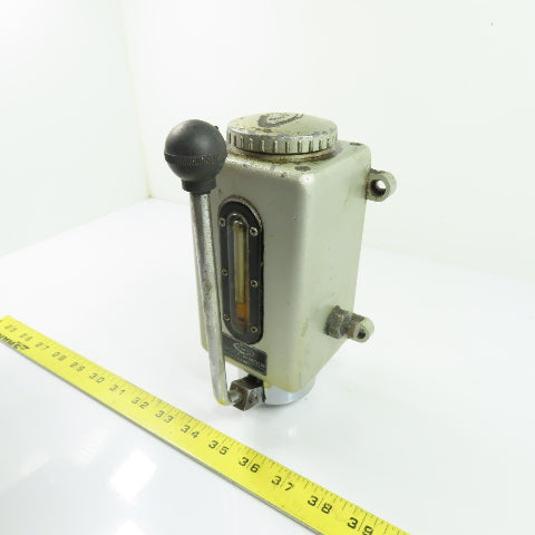 Ruby LT-8 Manual Lever-Actuated Oil Reservoir Lubricator Pump 0.6l 8cc